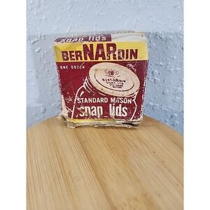 Vintage BerNARdin‎ Canning Lids – Small Mouth Dome Lids – Box Only Decoration